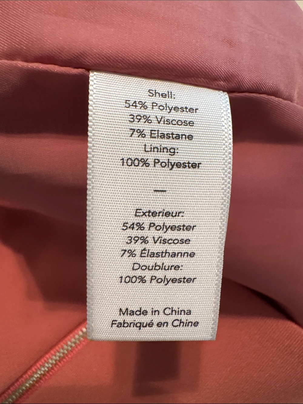 Women's Pink High-Waist Pencil Skirt - Picture 4 of 8